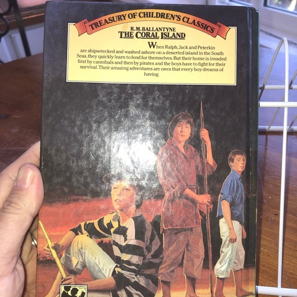 The Coral Island by R.M. Ballantyne Hardcover - Picture 6 of 12